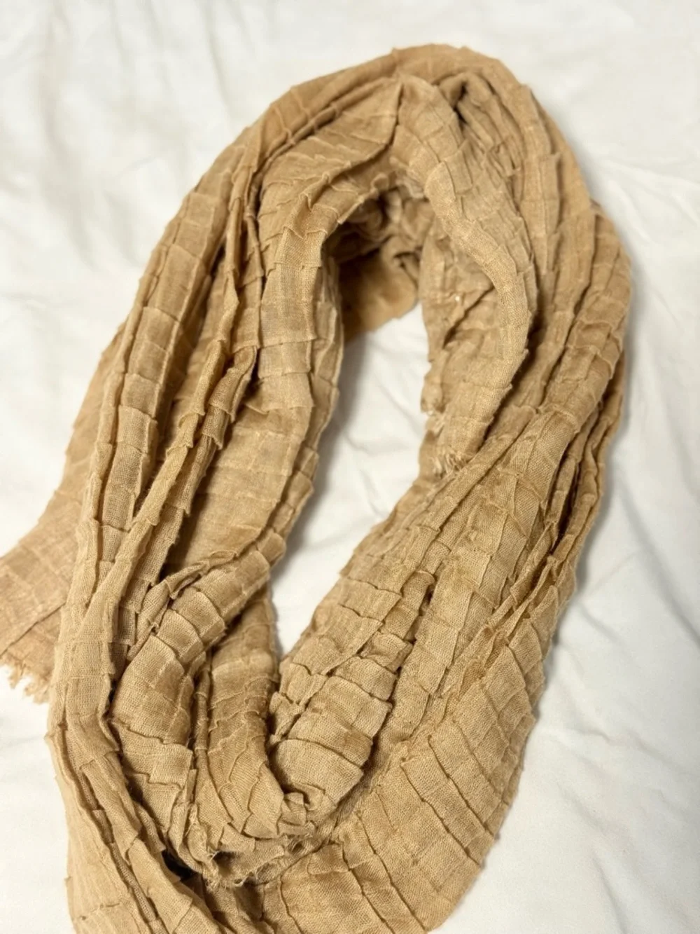 3 Pc Scarf Bundle Leopard Green Beige Lightweight Infinity Wrap Lot - Picture 8 of 8